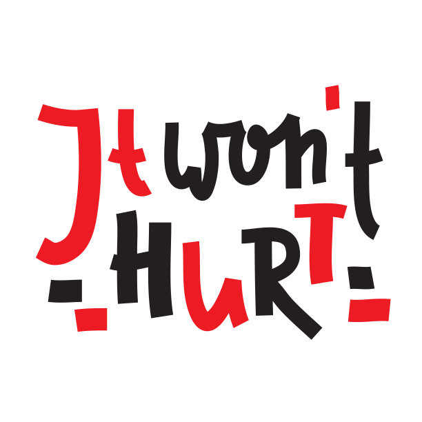 这不会伤害——激励励志的女性主义名言。手绘美丽的字母。打印励志海报，t恤，袋子，杯子，卡片，传单，贴纸，徽章。优雅的书法写作图片下载
