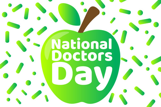 国家医生日的概念。模板的背景，旗帜，卡片，海报与文字题词。向量EPS10插图。图片下载