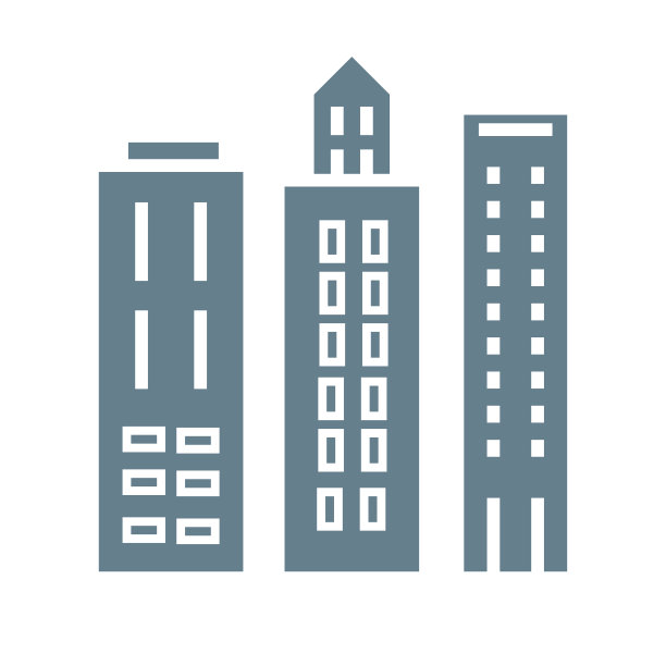 摩天大楼行图标图片下载