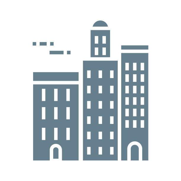 摩天大楼行图标图片下载