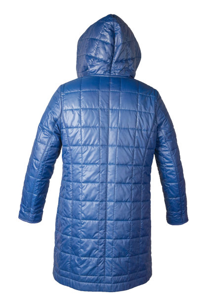 有兜帽的女性被毛孤立在白色背景上。图片下载