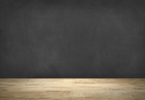 木制台面作为模板和黑板图片下载