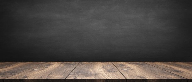 木制台面作为模板和黑板图片下载