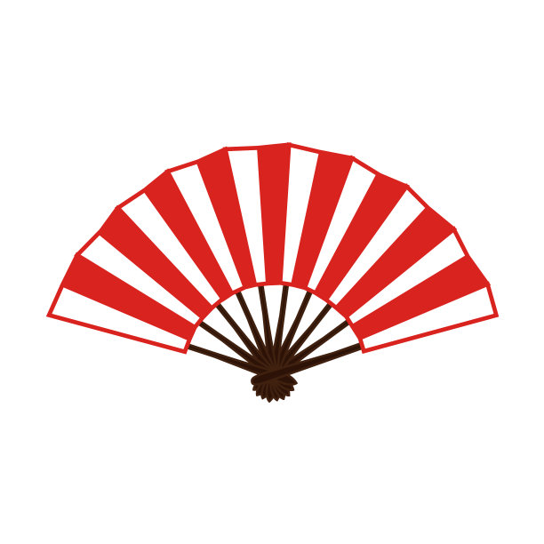 日本手扇插图。图片下载