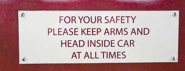 标志——为了您的安全，请始终将手臂和头部放在车内图片下载