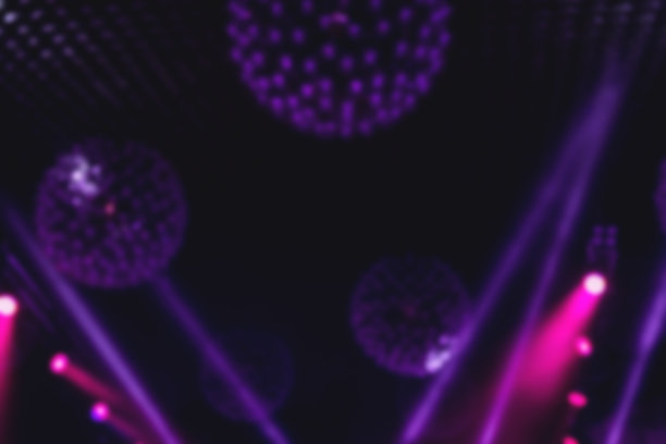 音乐会上用散焦光模糊背景散焦背景图片下载