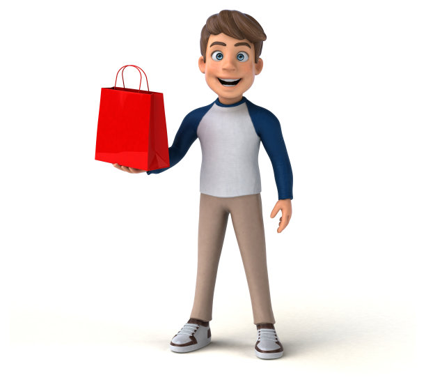 3D卡通人物有趣的少年图片下载