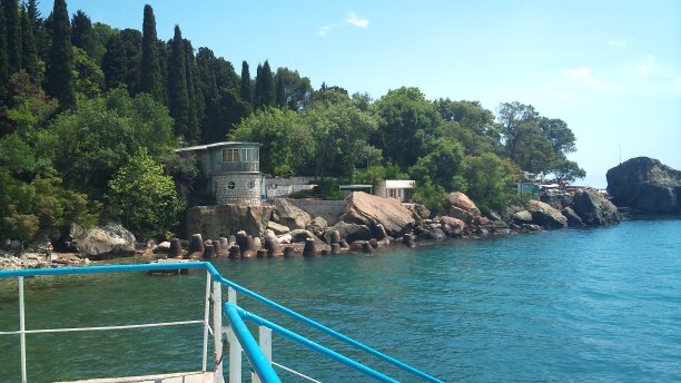 克里米亚南部海岸的阿鲁普卡公园。图片下载