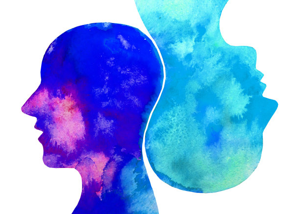 图形绘画心灵感应图片下载