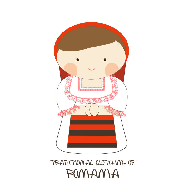 罗马尼亚传统服饰图片下载