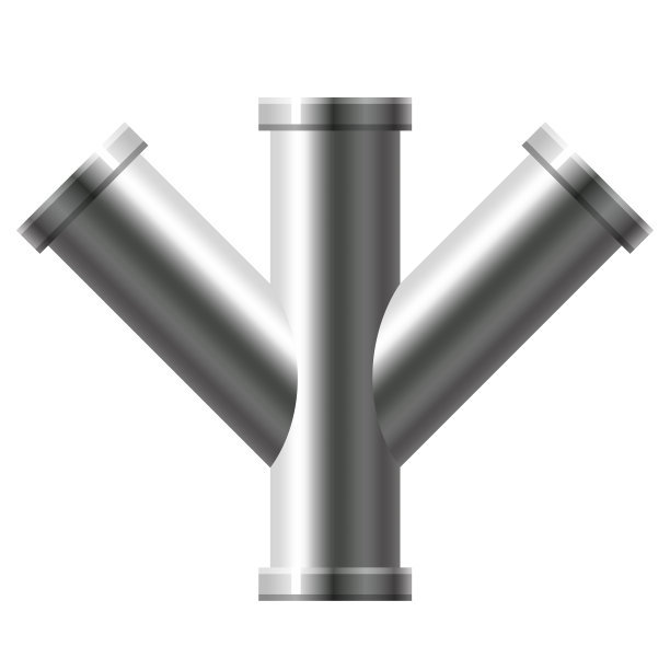 管道采用不锈钢、金属管道管件。水，燃料或天然气管道污水，炼油厂工业管道，房屋下水道。建筑和工业压力技术。现实风格矢量插图图片下载