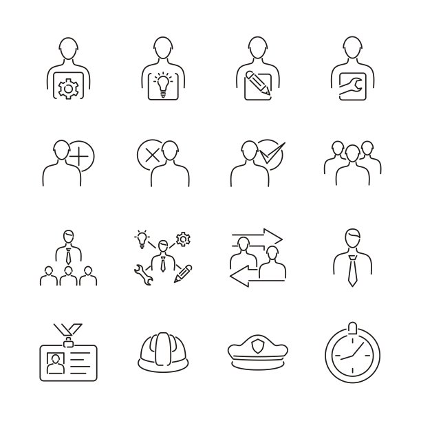 线图标用户或profile按职业图片下载