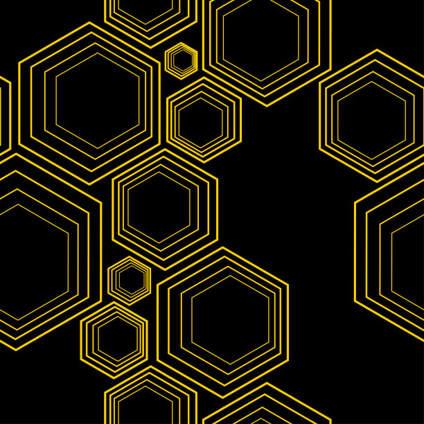 几何图案与六边形图片下载