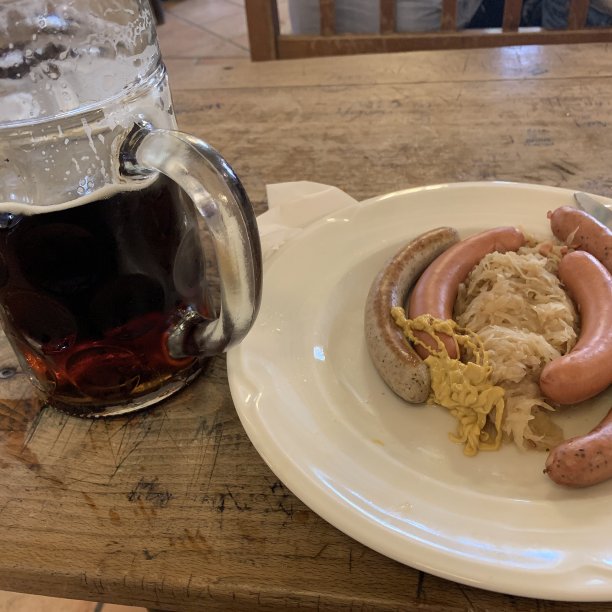 德国啤酒和香肠图片下载