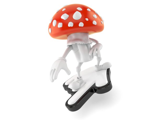 毒菌人物冲浪光标图片下载