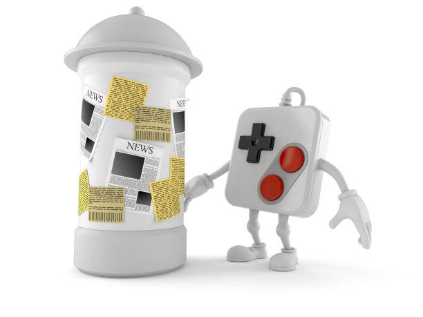 带有广告栏的手柄角色图片下载