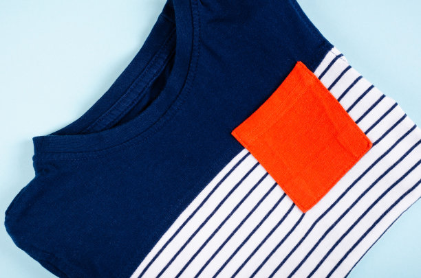 纺织品、衬衫组成上的颜色背景。平的。图片下载