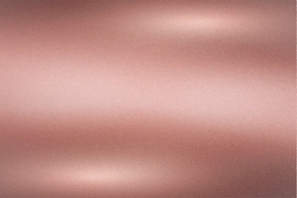 拉丝玫瑰金金属墙面，表面划痕，抽象纹理背景图片下载