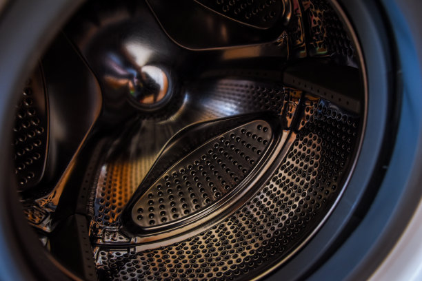 滚筒洗衣机，特写图片下载