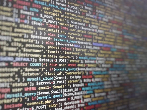 代码，HTML, php web编程的源代码。抽象的代码的背景图片下载