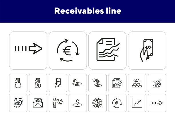 应收账款行图标图片下载