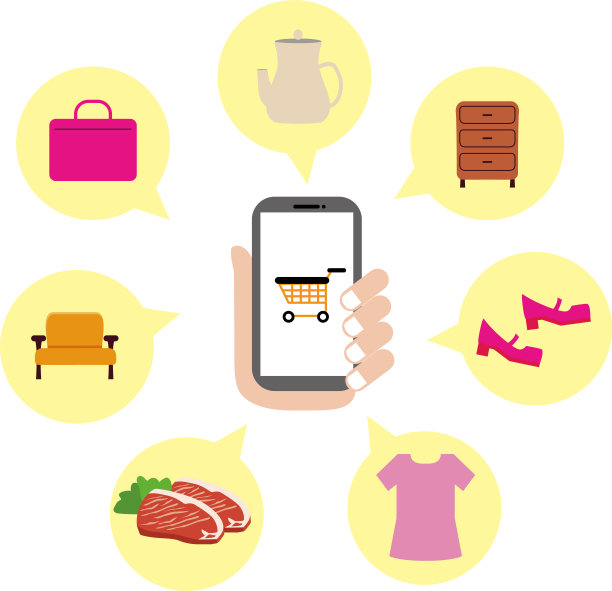 用智能手机网购图片下载