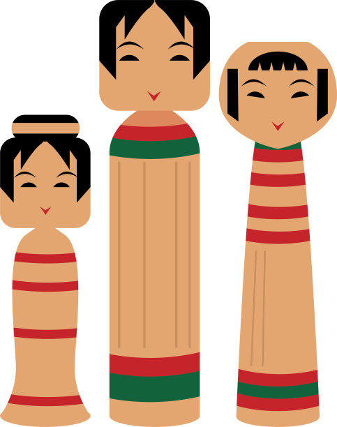 日本的小木偶图片下载