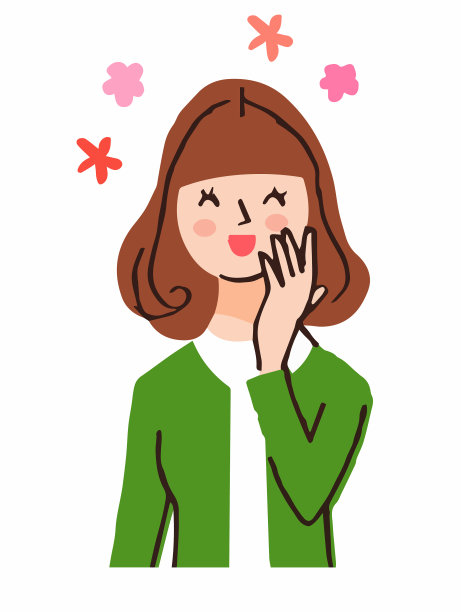 年轻女子用手捂着嘴笑图片下载