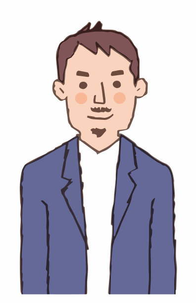 穿着夹克的大胡子年轻人图片下载