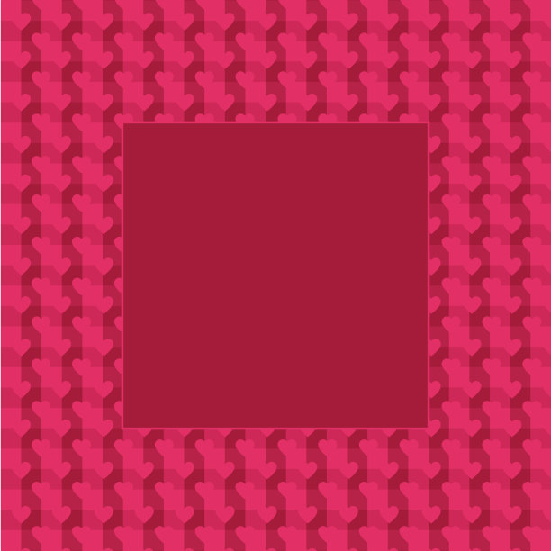 粉红色的心背景与空白的地方为文本，贺卡为情人节，婚礼，母亲节，拷贝空间图片下载