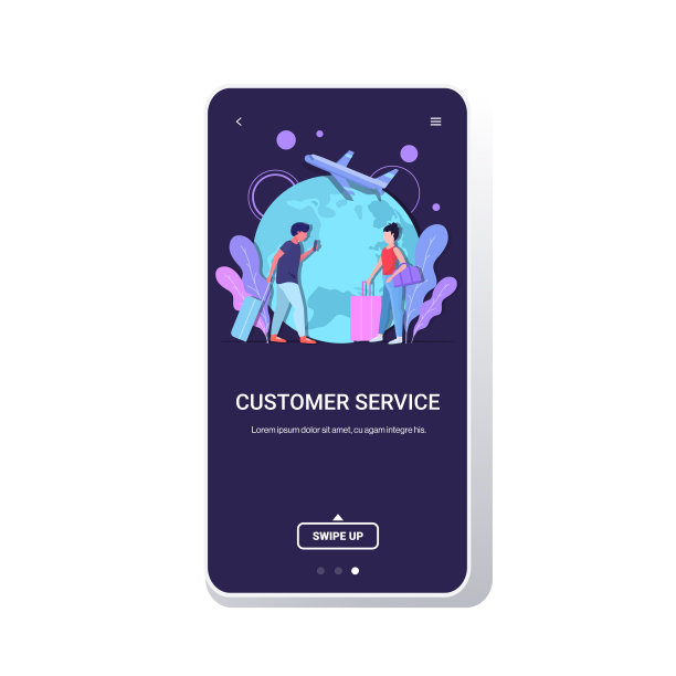 人们带着行李度假旅行享受旅行概念男人女人旅行者夫妇飞机乘客世界地图背景智能手机屏幕移动应用程序复制空间全长图片下载