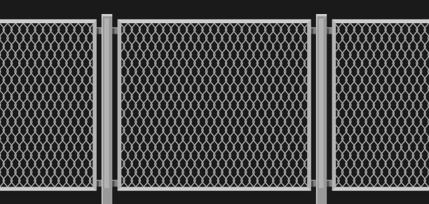 铁丝围栏图解。图片下载