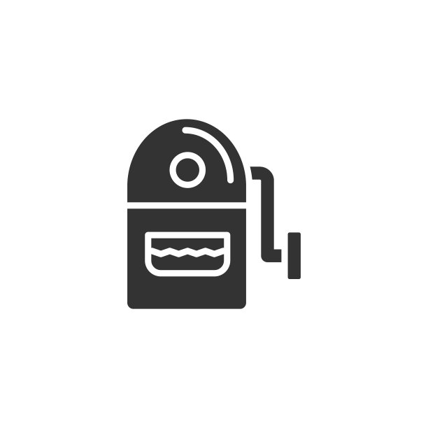 卷笔刀和铅笔图标：UI、UX、网站或移动应用程序的简约矢量绘图工具图标图片下载