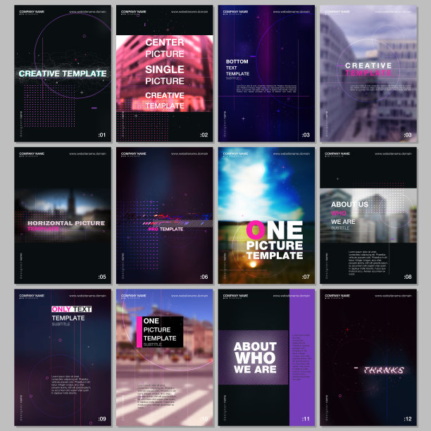 手册模板与技术背景，故障，线，点，圆。封面设计模板的传单，传单，小册子，报告，报告，杂志。高科技未来图形概念图片下载