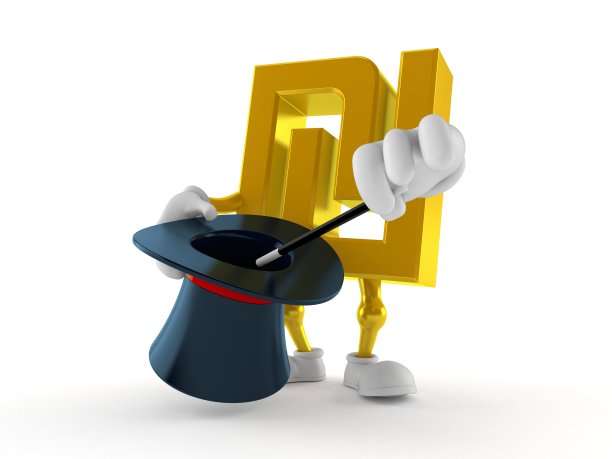 戴着魔法帽的以色列谢克尔角色图片下载