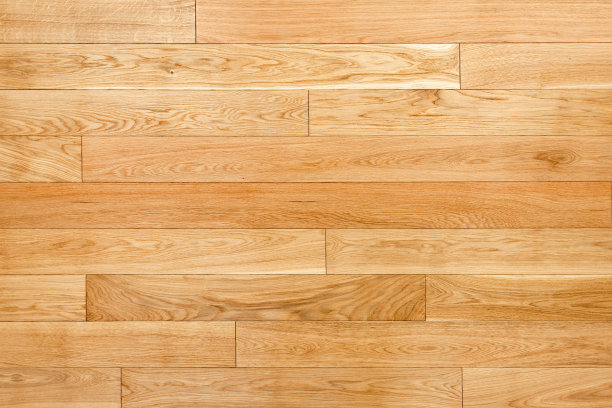 橡木拼花地板的纹理，俯视图。轻橡木板背景。图片下载