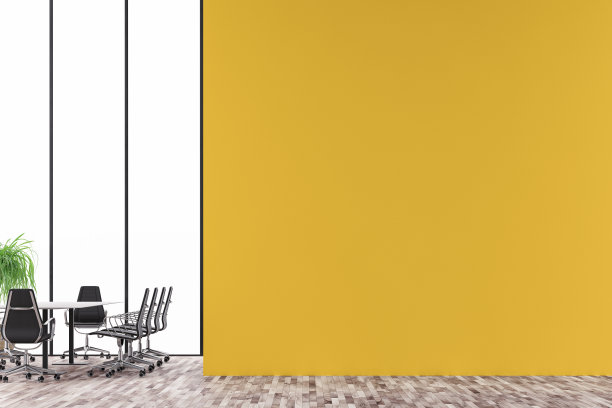 空的办公室内设2020会议桌图片下载