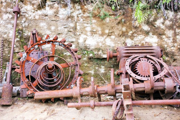 古黄金开采遗迹图片下载