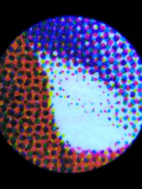 显微镜下的印刷品图片下载