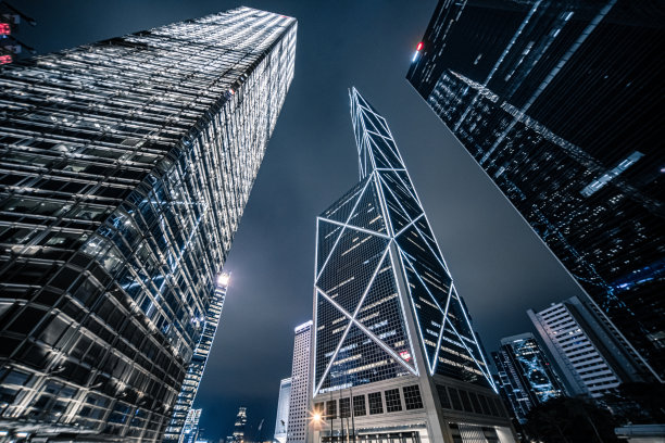 观赏香港市区夜景图片下载