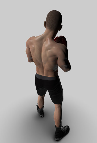 等待回合开始，他的双手高全长3d渲染图片下载