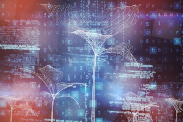 植物茎的三维图像合成图片下载