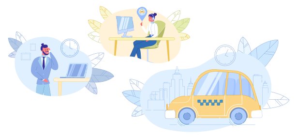 出租车调度员与客户端的连接图片下载