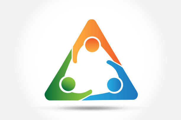 团队商务试用人在一个拥抱图标图片下载