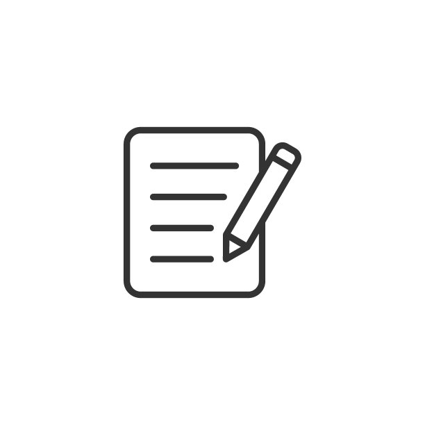 博客图标在平面风格。文档与钢笔矢量插图在白色孤立的背景。内容业务概念。图片下载
