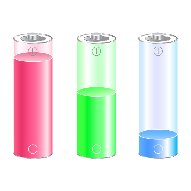 设置电池充电状态矢量图图片下载