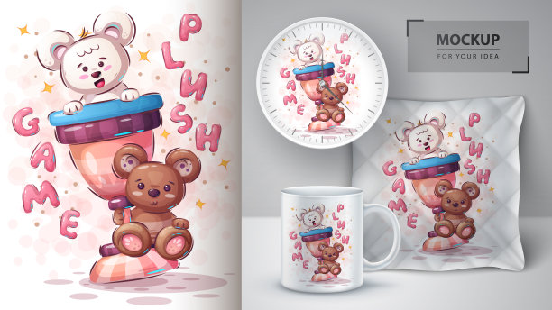 冠军熊海报和商品图片下载