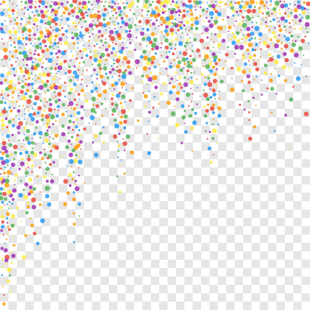 节日的五彩纸屑。庆祝的星星。彩虹承认图片下载