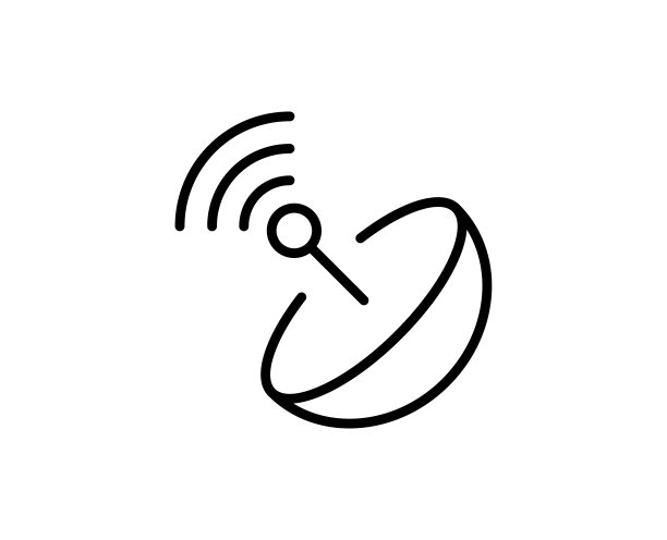 天线线条图标图片下载