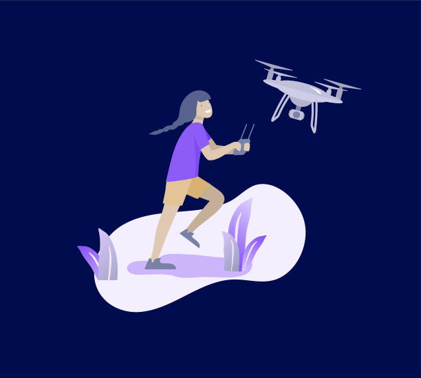 一套快乐学校的孩子们进行各种各样的活动或爱好，在电脑或主机上玩游戏，编程，发射无人机，佩戴VR头盔。平的卡通向量图片下载